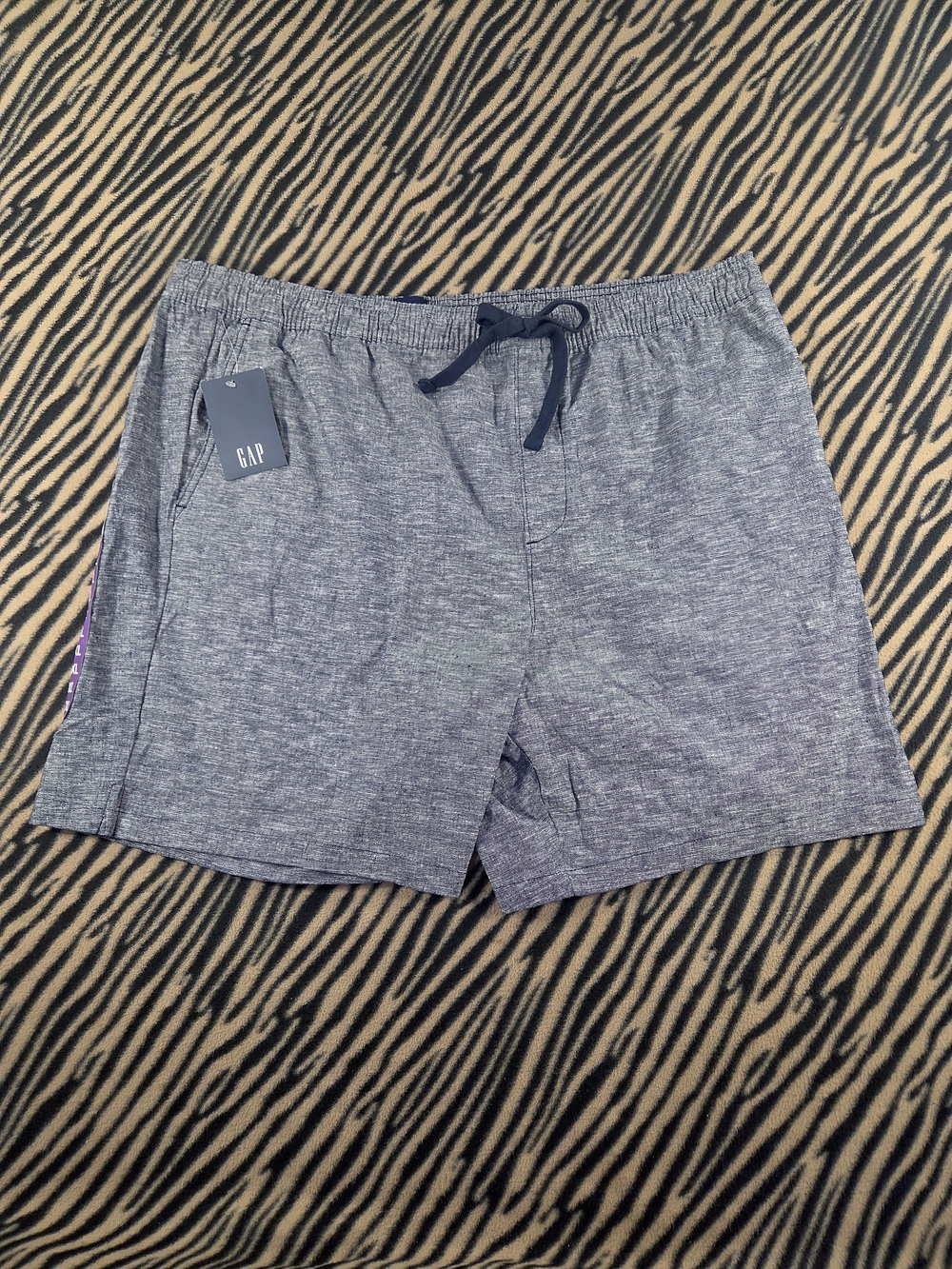 NWT Gap Men's Linen Blend Pull-On Shorts XXL